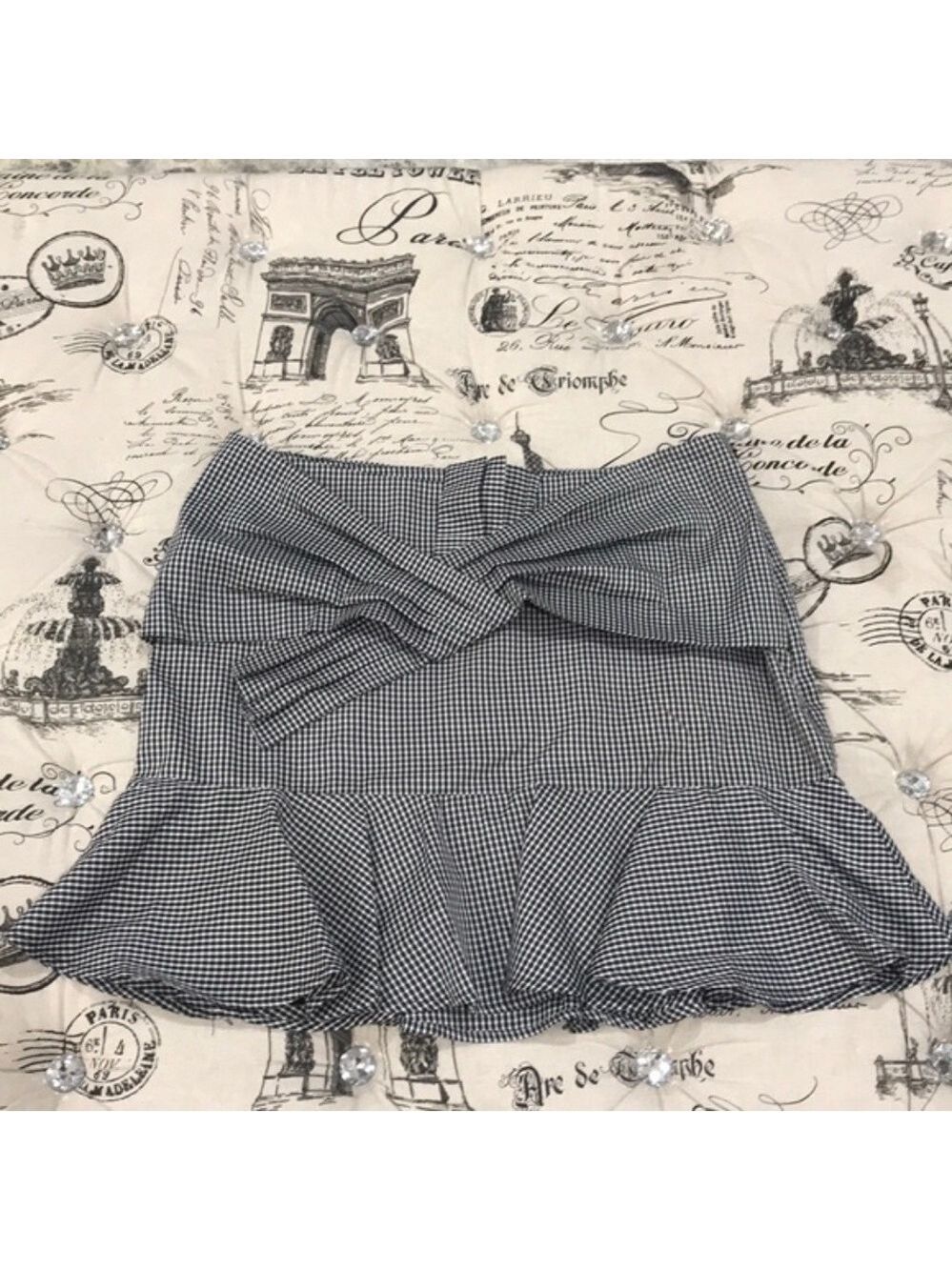 WAYF Sanders Ruffle Miniskirt - Picture 4 of 8